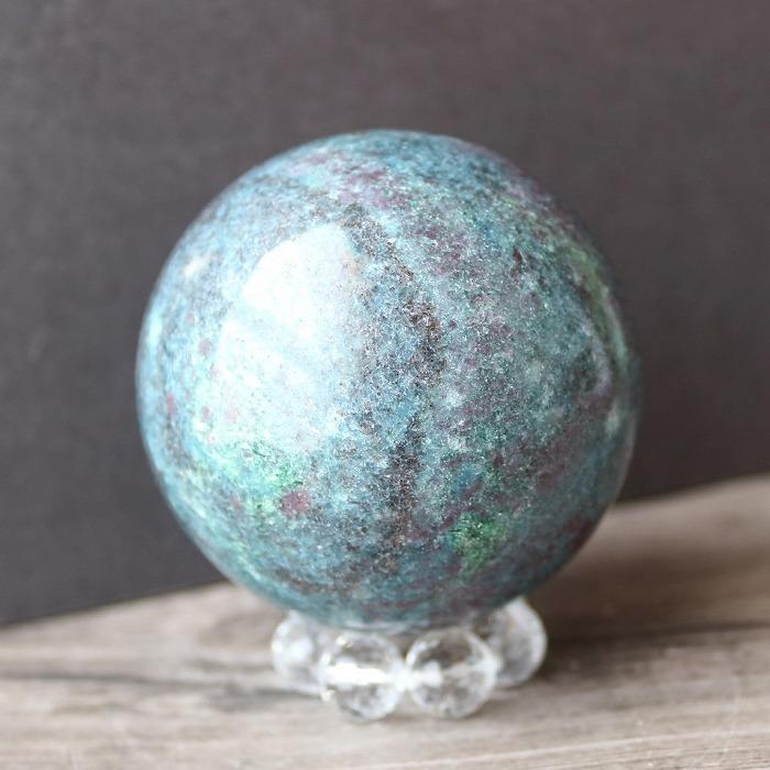 カイヤナイト サファイア コランダム 丸玉 スフィア 現物 58mm 浄化 インテリア 天然石 プレゼント パワーストーン 青 鉱物 標本 コレクション 送料無料