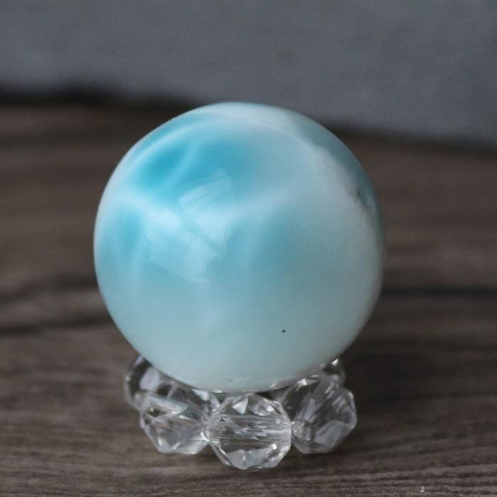 【お買い得】ラリマースフィア　丸玉　置物　２３㎜　ブルーペクトライト お買い得】ラリマースフィア 丸玉 置物 23㎜ ブルーペクトライト