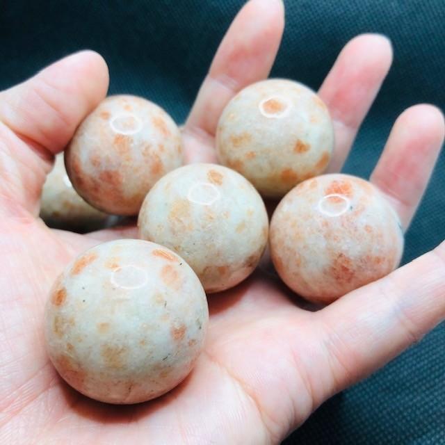 サンストーン 日長石 スフィア 丸玉 30mm 天然石 パワーストーン