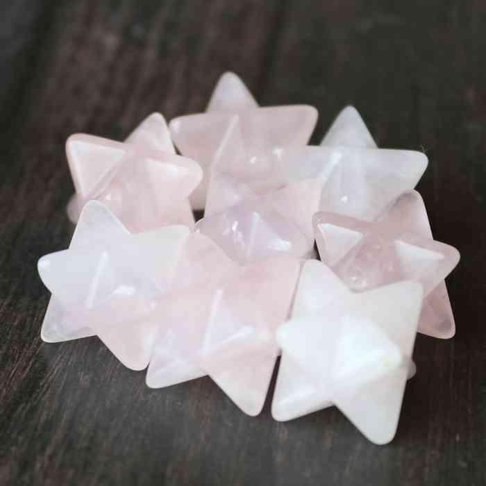 ローズクォーツ マカバスター 1個 天然石 パワーストーン 占い