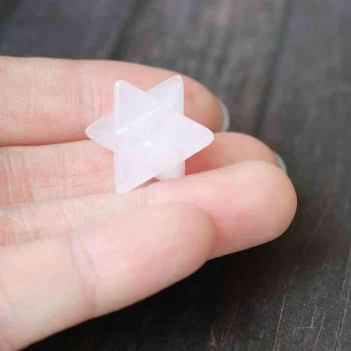 ローズクォーツ マカバスター 1個 天然石 パワーストーン 占い