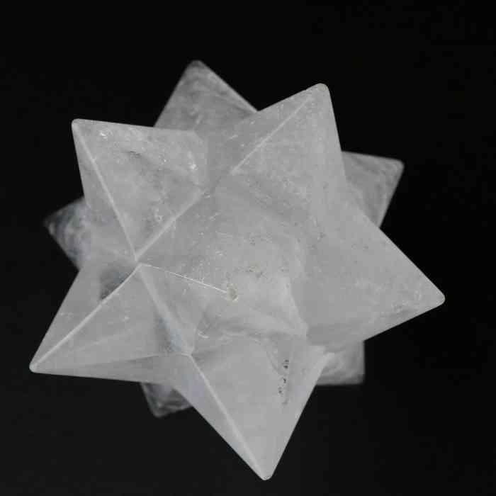 マカバスター メルカバスター 水晶 メルカバ 六芒星 パワーストーン 置物 ヘキサグラム お守り ダビデの星 天然石 スピリチュアル 開運グッズ_2