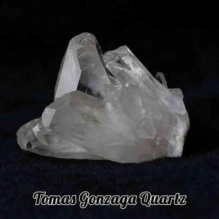 極上 水晶クラスター トマス・ゴンサガ産 原石 虹 約90g 天然石