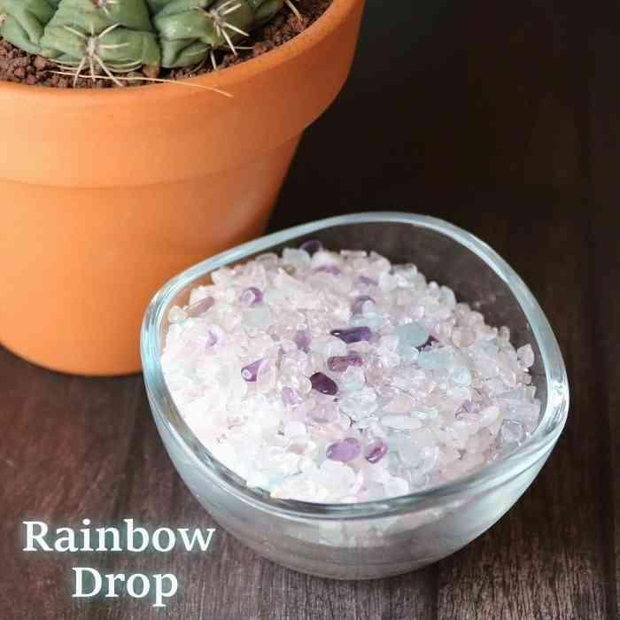 ミックス さざれ石 レインボードロップ 極小粒 100ｇ オルゴナイト 天然石 虎目石 パワーストーン 浄化 金運 仕事運 財運 プレゼント 贈り物 | 