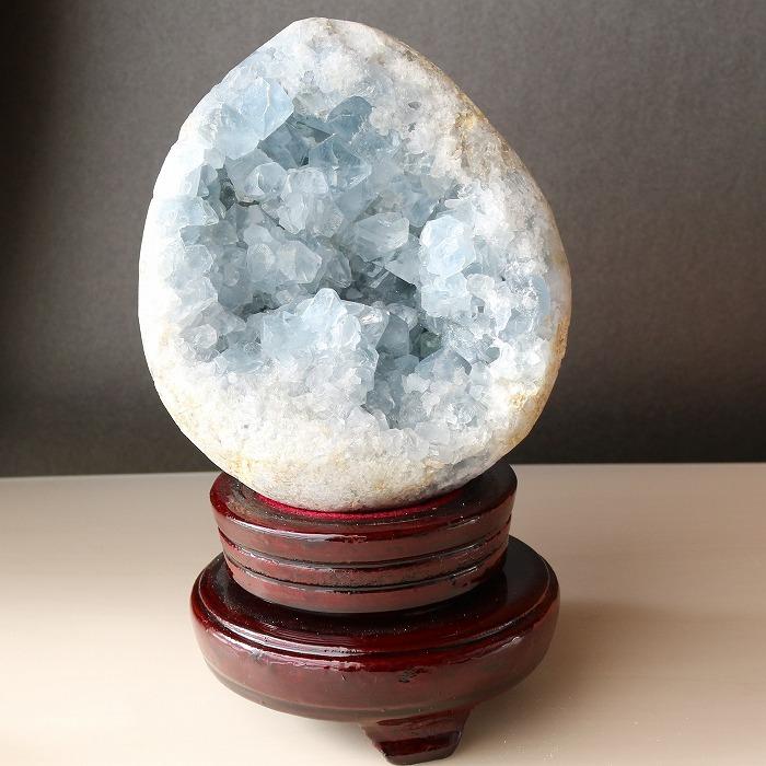 セレスタイト　たまご セレスタイト 卵 エッグ 原石 天然石 パワーストーン プレゼント 休息