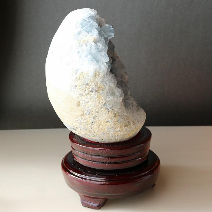 セレスタイト 卵 エッグ 原石 天然石 パワーストーン プレゼント 休息