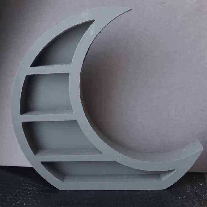 三日月 型 シェルフ 天然石 保管 インテリア おしゃれ