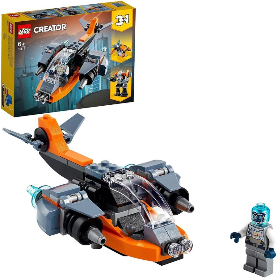 LEGO CREATOR レゴ クリエイター サイバードローン 飛行機 3in1