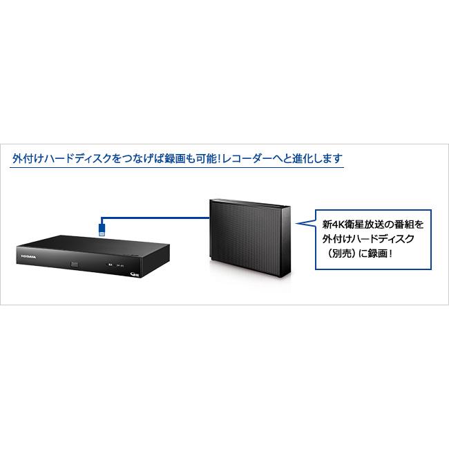 I-O DATA BS/CS 4K録画対応チューナー新4K衛星放送対応4K