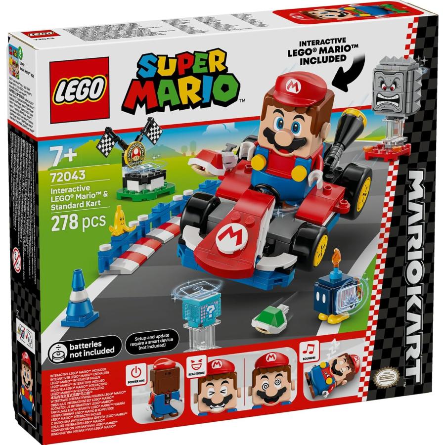 レゴ LEGO スーパーマリオ マリオカート 72043 知育玩具 新品 未開封 MARIOKART Interactive LEGO MARIO & Standard Kart | スーパーマリオ | 01