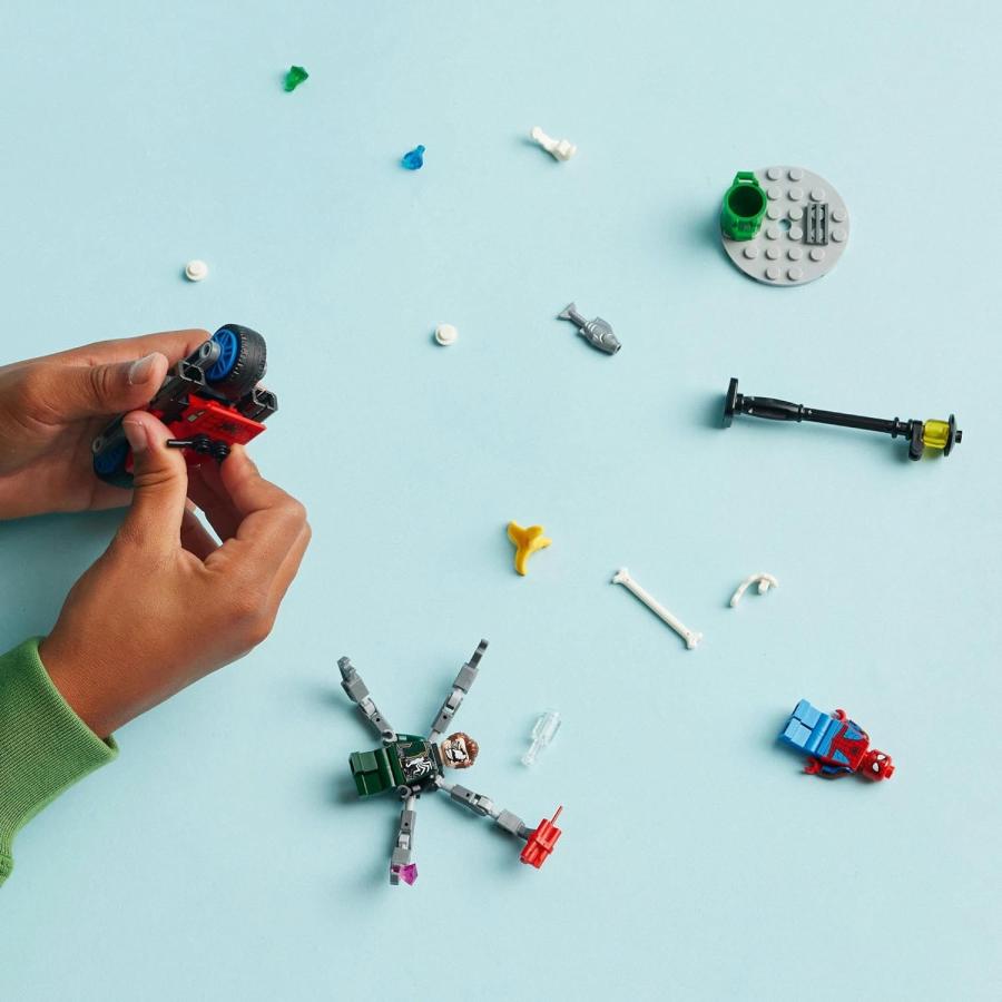 レゴ LEGO スーパー・ヒーローズ スパイダーマンとドクター・オクトパスのバイクチェイス マーベル 76275 知育玩具 新品 未開封 | MARVEL | 07