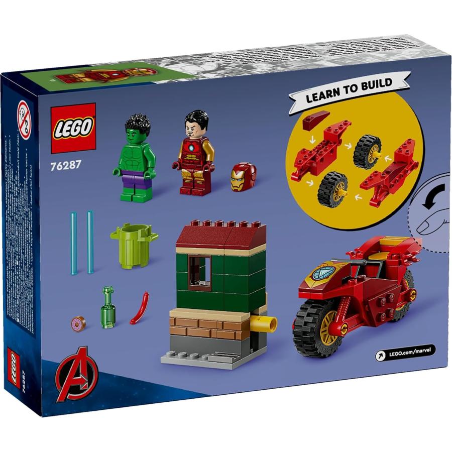 レゴ LEGO マーベルアベンジャーズ バイクに乗ったアイアンマンとハルク 76287 MARVEL AVENGERS 知育玩具 おもちゃ ブロック 新品 未開封 | MARVEL | 02