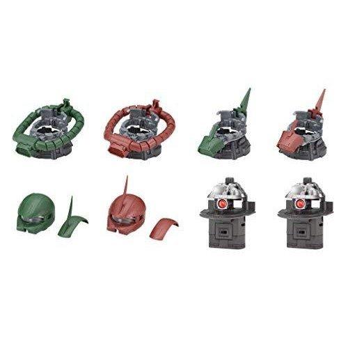 上品 8個セット Exceed フルコンプ バンダイ 全7種 Head コンプリート 機動戦士ガンダム Model Zaku ガシャ ガチャ カスタマイズパーツ2 コミック アニメ