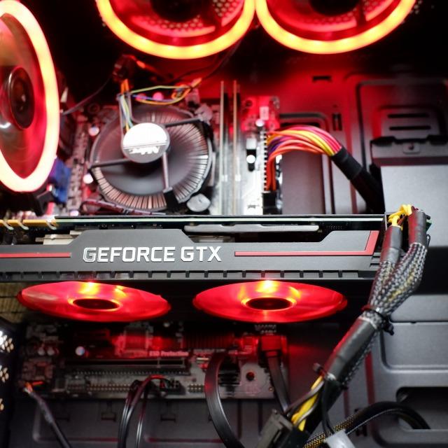 中古ゲーミングPC/新品パーツ多数】Core i5-8500/GTX1080/16GB