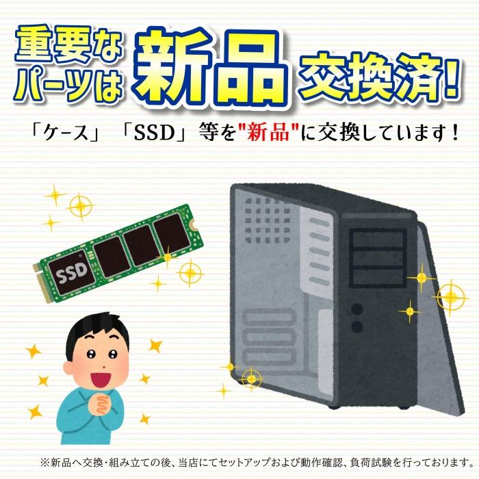 ゲーミングPC RTX2060 i5-10600KF メモリ32GB SSD1TB+HDD1TB