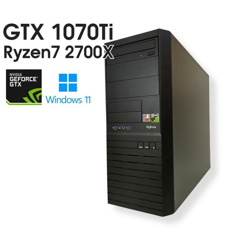 ゲーミングPC Ryzen7 2700X GTX1070Ti ドスパラ 【中古ゲーミングPC】ドスパラ / GeForce GTX 1070 Ti