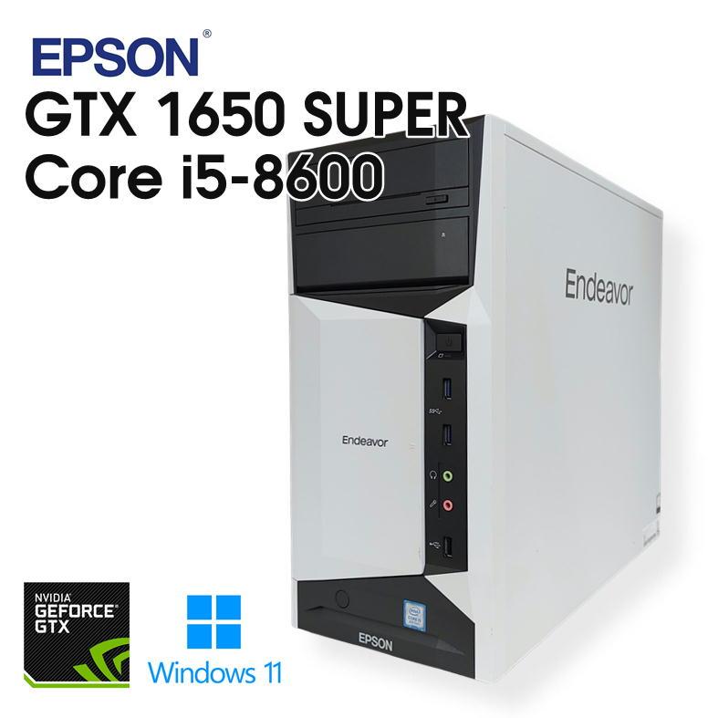 Endeavor 【中古ゲーミングPC】EPSON / GeForce GTX 1650 SUPER Core 