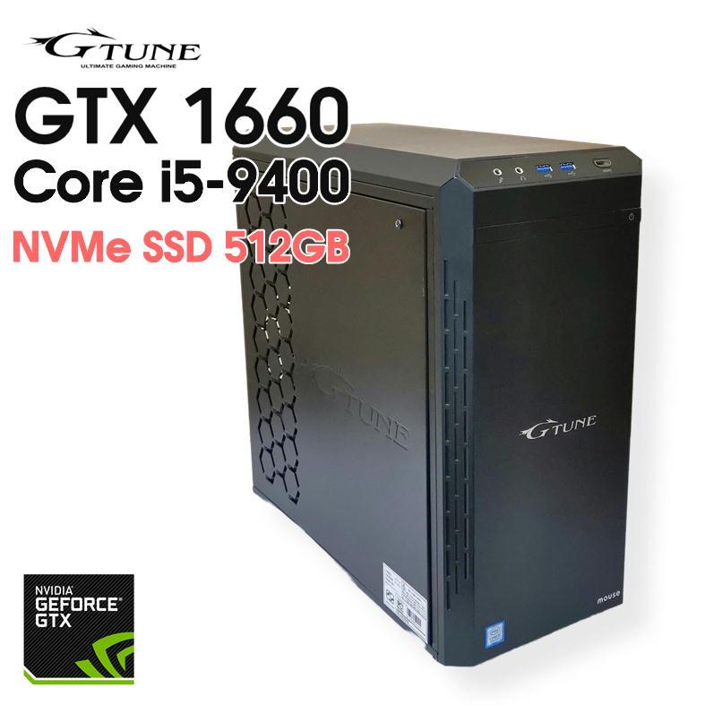 G TUNE 【中古ゲーミングPC】 mouse G-TUNE / GeForce GTX 1660 Core 