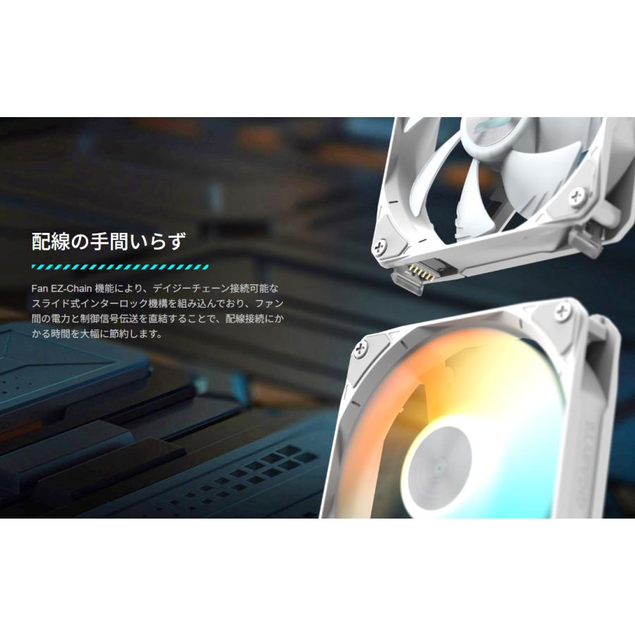 GIGABYTE GAMING 360 水冷CPUクーラー ホワイト 360mm AIO ARGB 120mm