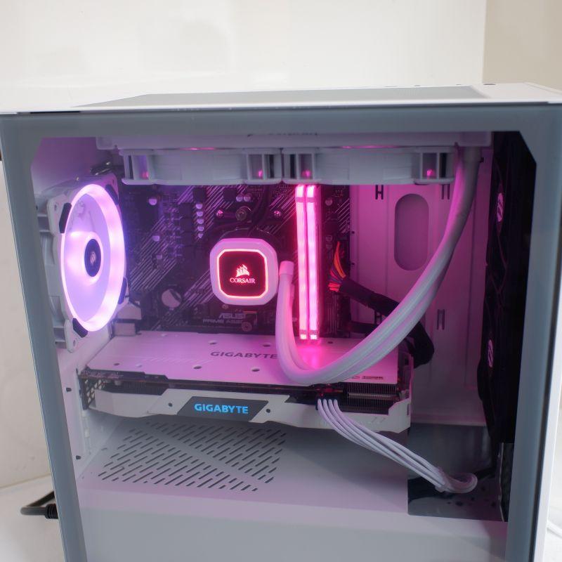 中古自作ゲーミングPC】白 新品ケース使用 / GeForce RTX 2060 SUPER