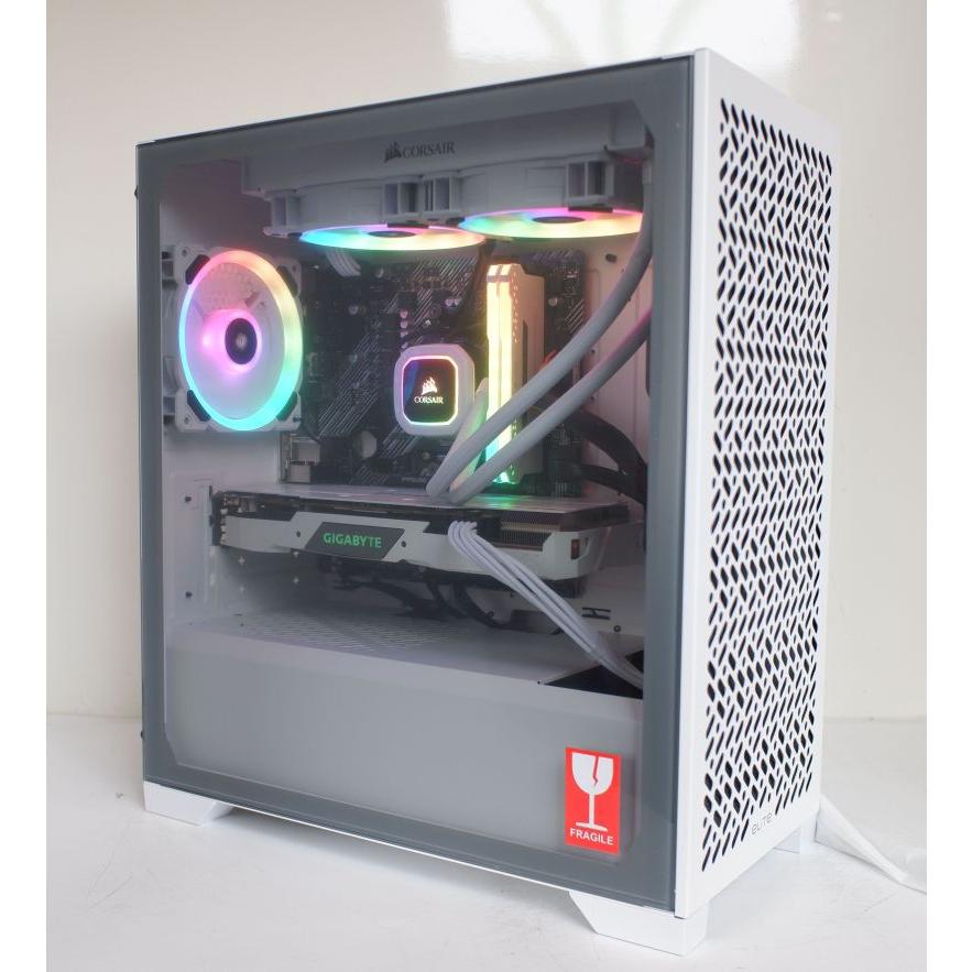 新品白ケース GTX1660SUPER RGBファン搭載 自作ゲーミングPC 新品ケース】ミドルクラス単品 中古ゲーミングPC | NVIDIA