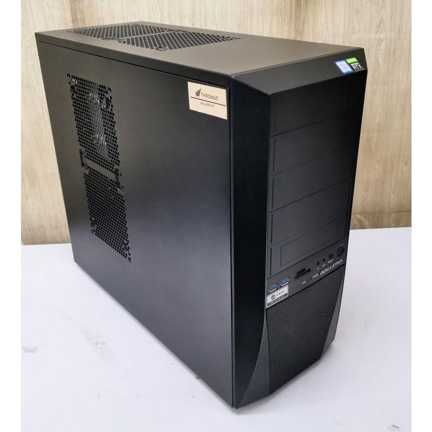【中古ゲーミングPC】GALLERIA XT / GeForce RTX 2060 SUPER / Core i7-9700 / 16GB / SSD 500GB + HDD 1TB / Windows11の画像