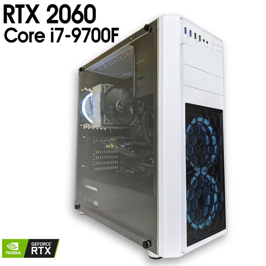 中古自作ゲーミングPC】 GeForce RTX 2060 / Core i7-9700F 16GB SSD 
