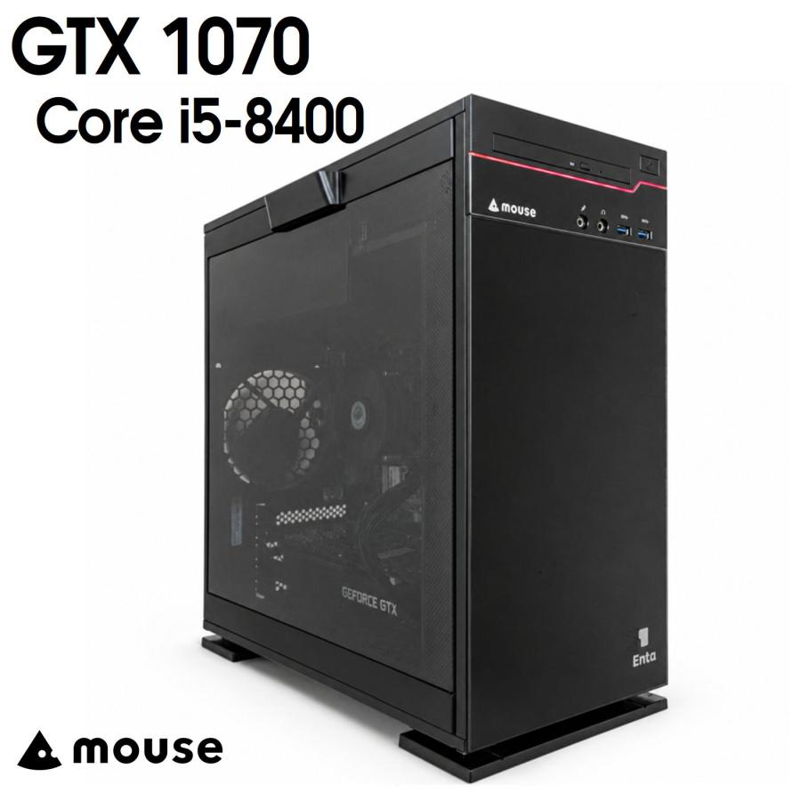 ★i7-4790k+GTX1070 ゲーミングPC（本体+モニタ+キーボード+マウス+ゲームパッド）セット★Win10 中古 マウスコンピューター（MouseComputer） 【中古ゲーミングPC】mouse