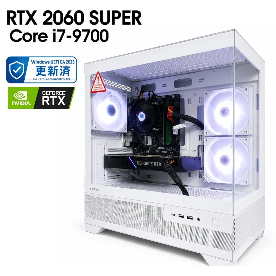 送料無料】自作ゲーミングPC i7-9700K RTX3050 【中古自作ゲーミングPC