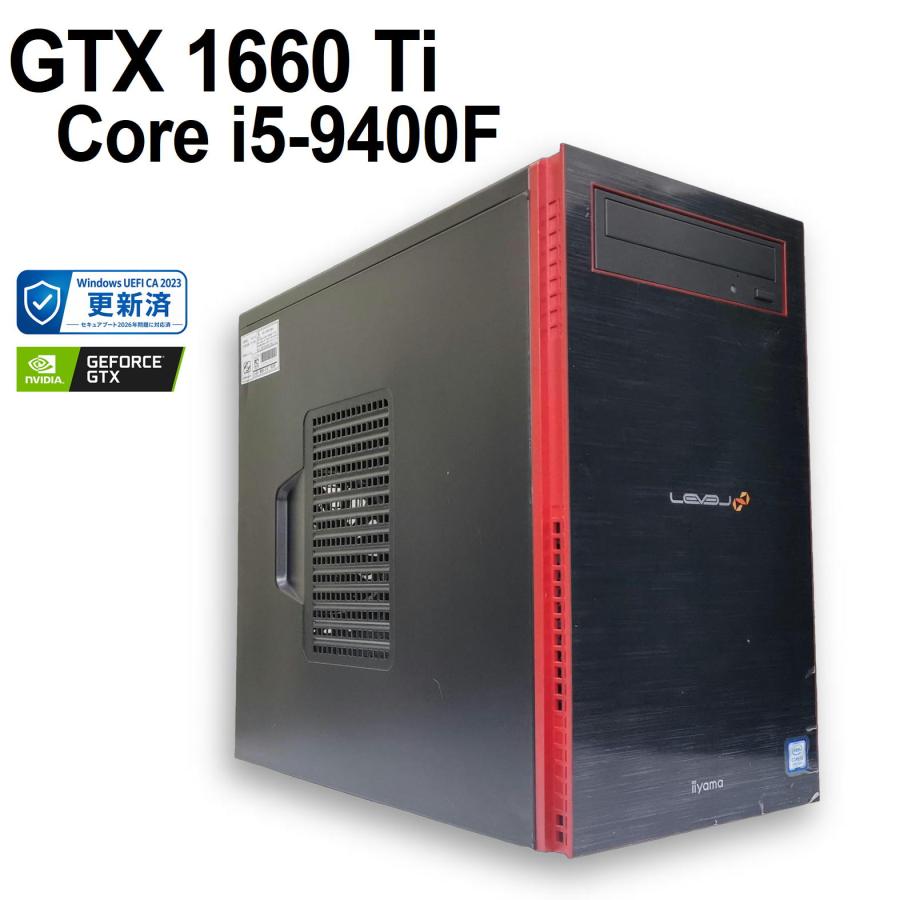 LEVEL∞ 【中古ゲーミングPC】LEVEL∞ / GeForce GTX 1660 Ti Core i5 
