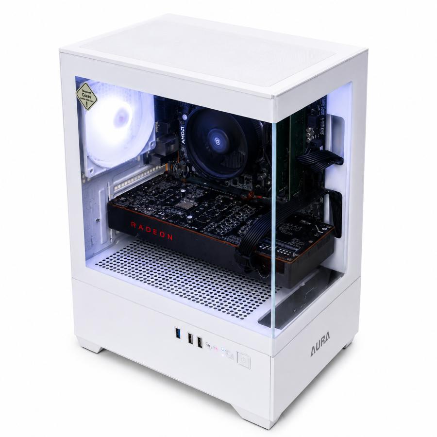 中古自作ゲーミングPC】新品ケース使用 / Radeon RX 5700 Ryzen 5 3500 
