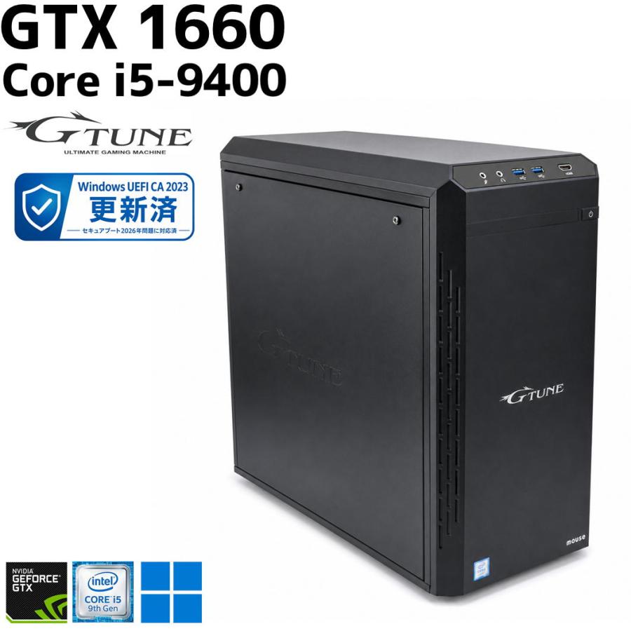G TUNE 【中古ゲーミングPC】G / GeForce GTX 1660 Core i5-9400 16GB