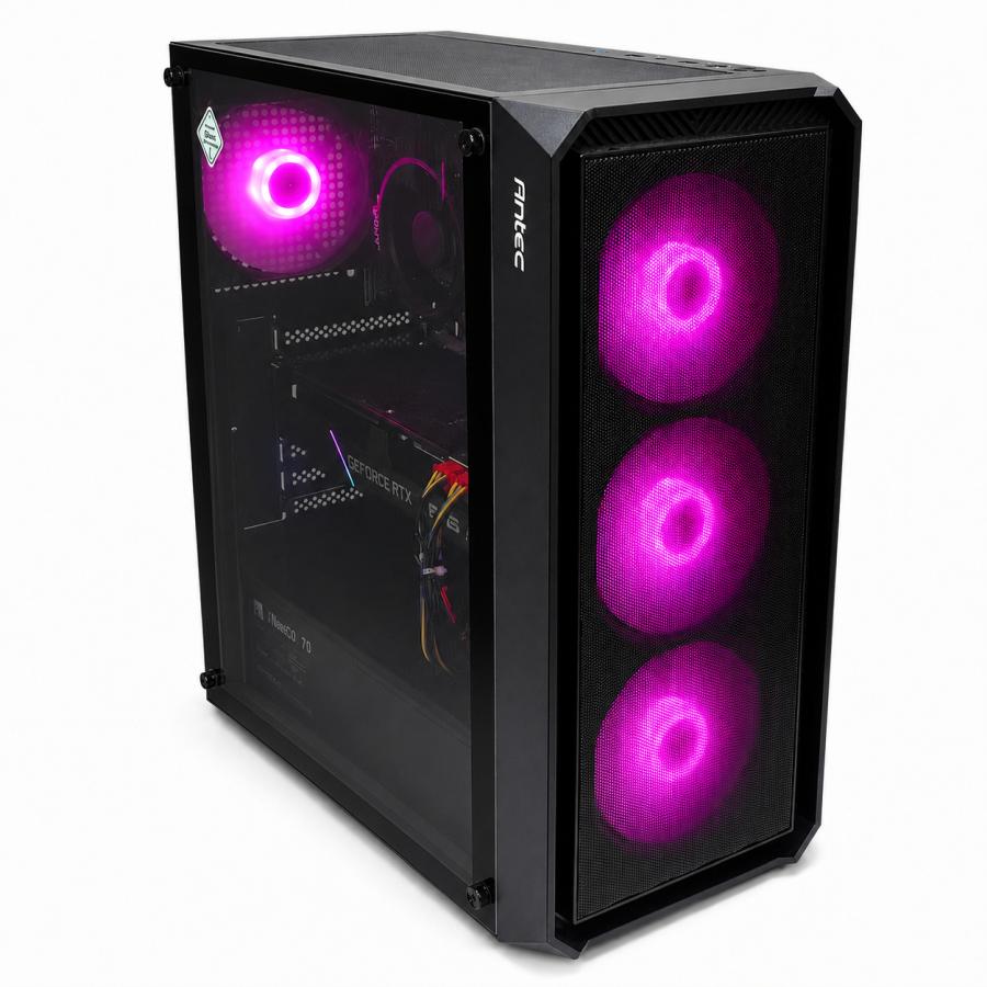【只今】自作ゲーミングPC Ryzen5 RTX2070SUPER 中古自作ゲーミングPC】 SSD新品使用 /GeForce RTX 2070 SUPER / Ryzen