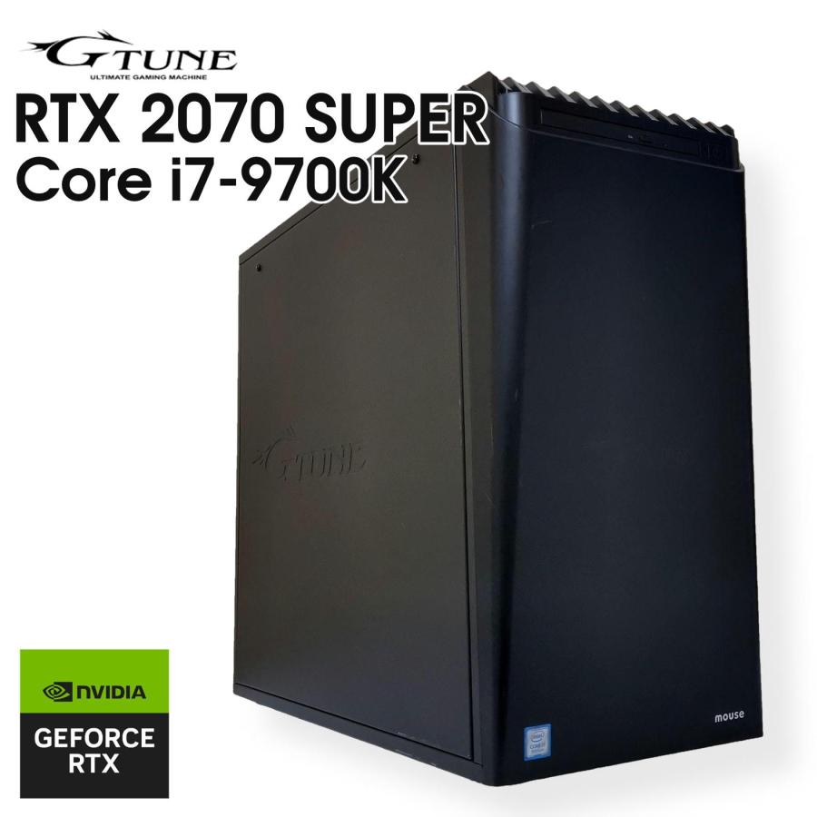 【大容量】G-Tune i7 9700K  RTX 2070 Super G TUNE 【中古ゲーミングPC】mouse G-TUNE / GeForce RTX 2070 SUPER