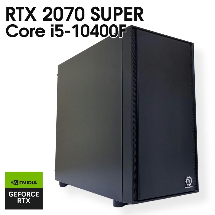 ゲーミングPC RTX2070super／i5 10400F 中古自作ゲーミングPC】GeForce RTX 2070 SUPER / Core i5