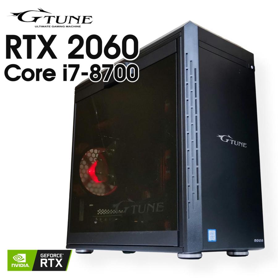 G TUNE 【中古ゲーミングPC】mouse G-TUNE / GeForce RTX 2060 Core i7