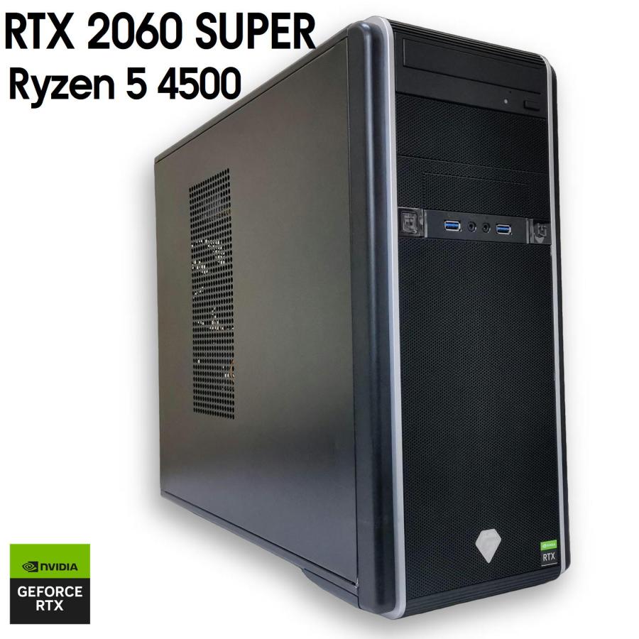 中古ゲーミングPC】G-GEAR / GeForce RTX 2060 SUPER Ryzen 5 4500