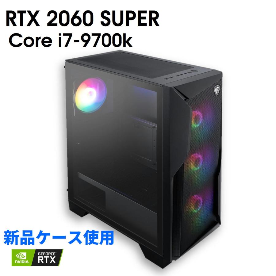 中古自作ゲーミングPC】新品ケース使用 / 簡易水冷CPUクーラー GeForce