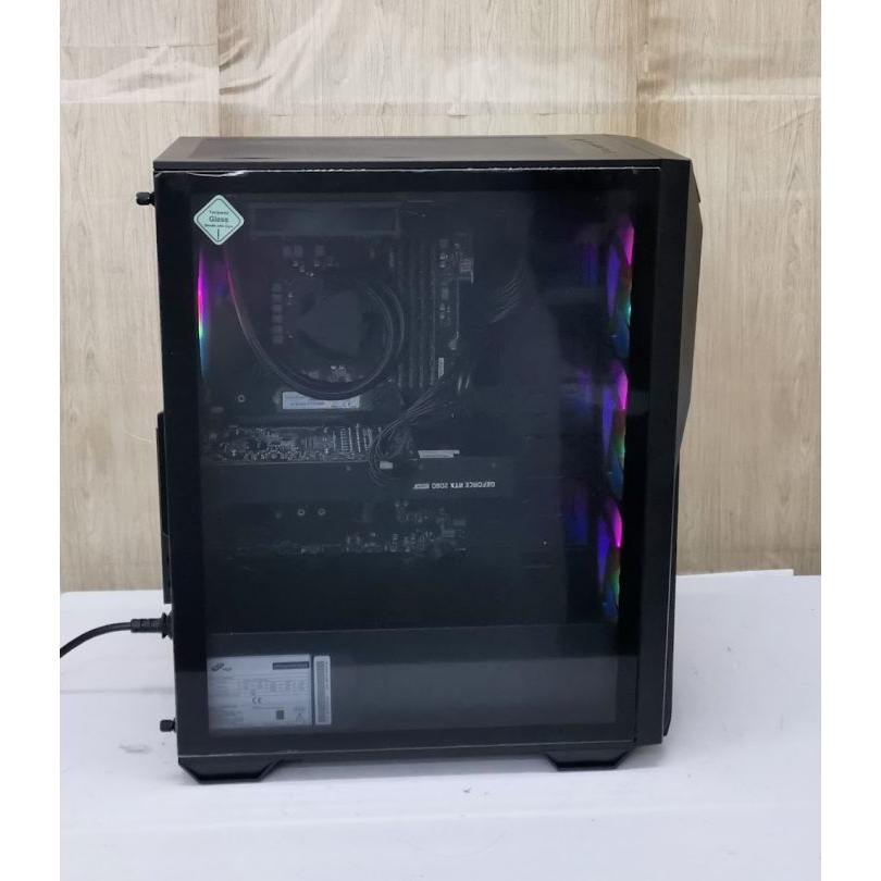 中古自作ゲーミングPC】新品ケース使用 / 簡易水冷CPUクーラー GeForce