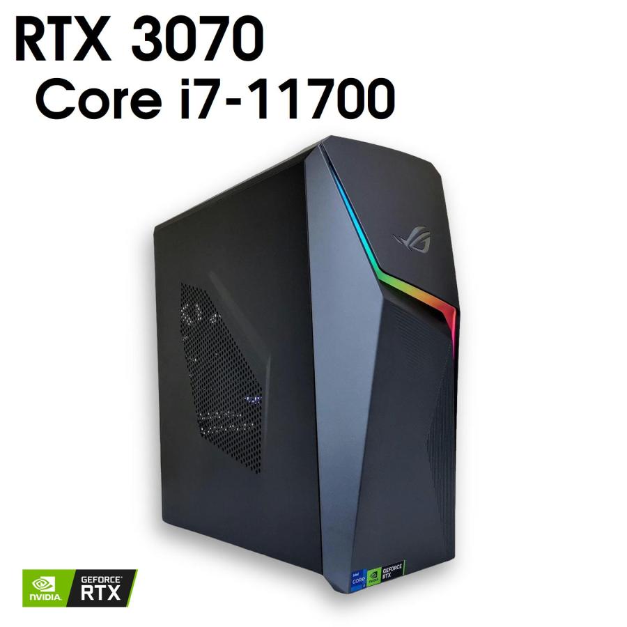 ゲーミングPC Core-i7 11700 GeForce RTX 3070 32GB 1TB+500GB+3TB 0
