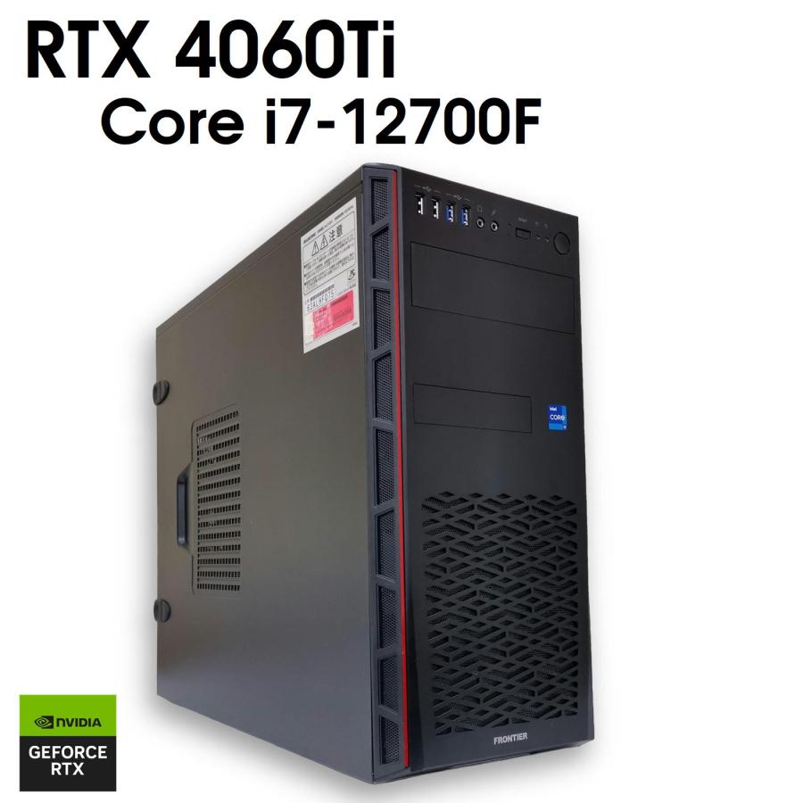 中古ゲーミングPC】FRONTIER / GeForce RTX 4060 Ti Core i7