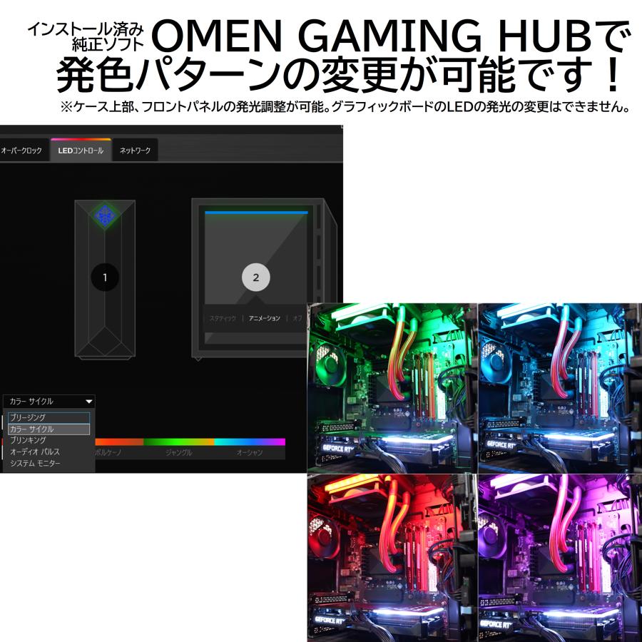 中古ゲーミングPC】 hp OMEN RTX3060Ti / Core i7-9700K / SSDx2 