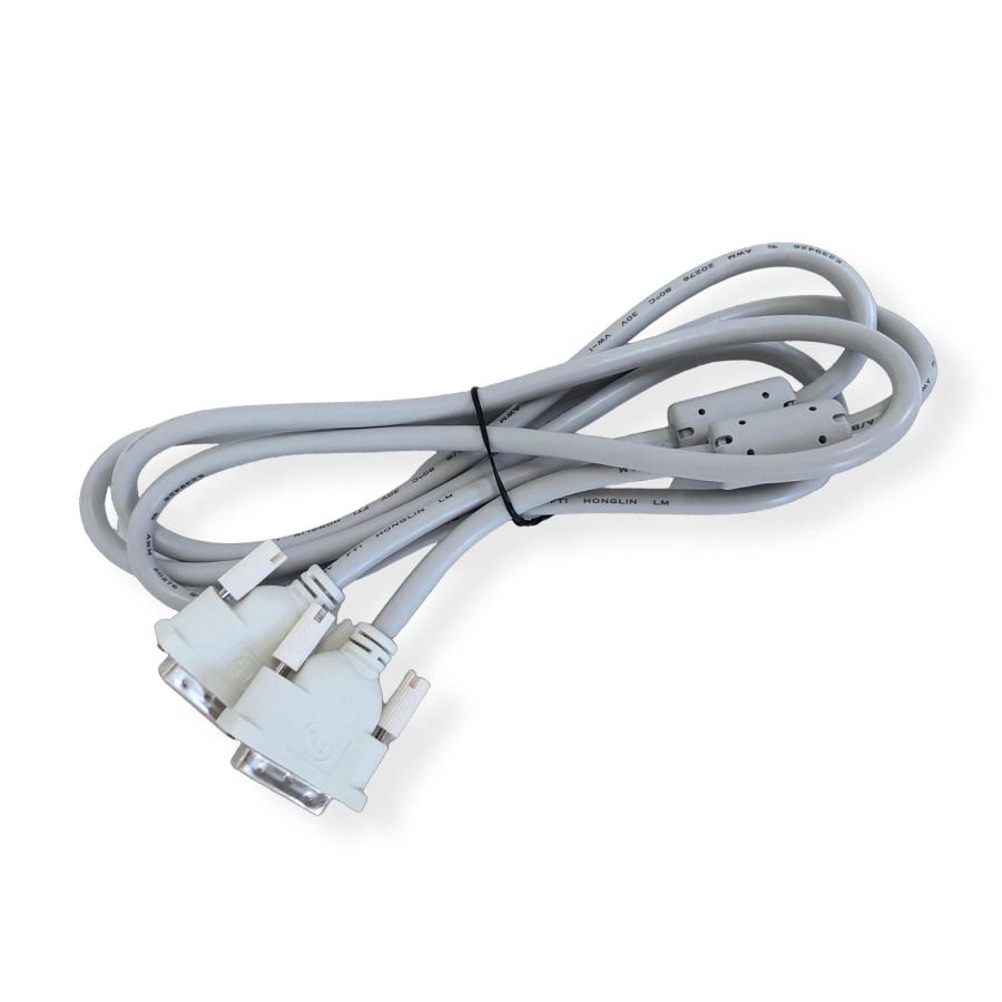 【中古】ディスプレイケーブル DVI シングルリンクケーブル コア付 約1.5m以上 モニタ用ケーブル 【メーカー・カラー等お任せ】[B4] | 