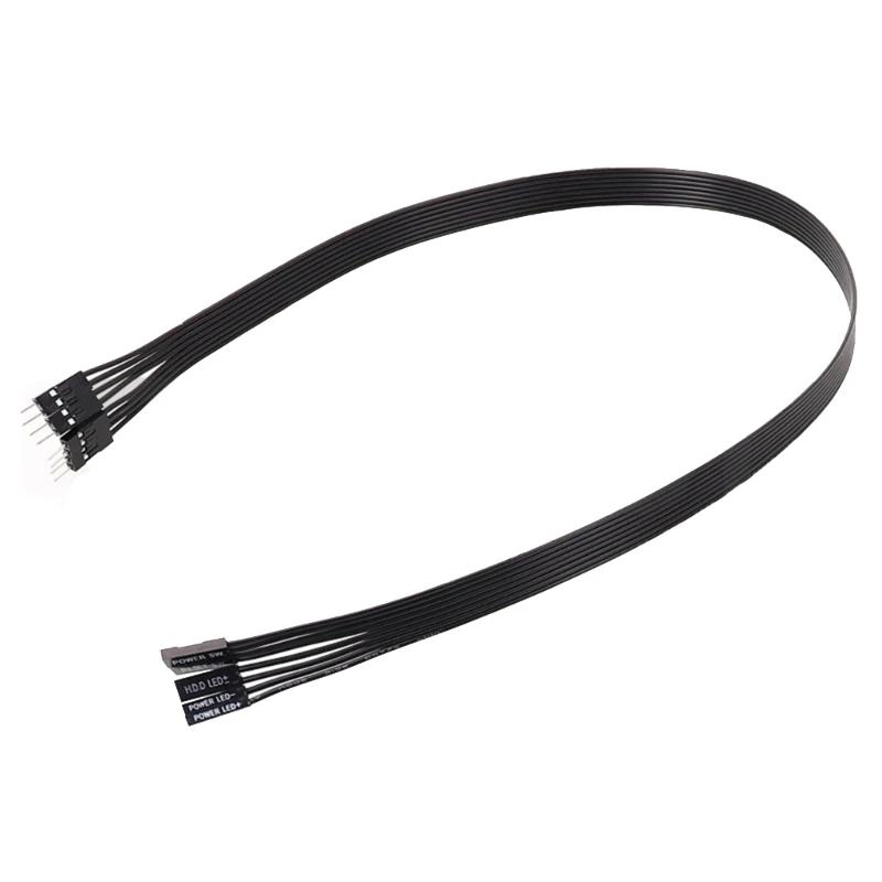 マザーボード用フロントパネル配線延長ケーブル 約20cm ピンヘッダ コネクタ配置変換にも　[B4] |  | 02