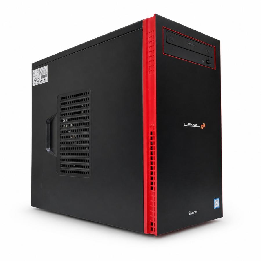 【最終値下げ】iiyama LEVEL-J ブラック/レッド デスクトップPC iiyama 【中古ゲーミングPC】iiyama level∞ M037 / GeForce RTX 2060