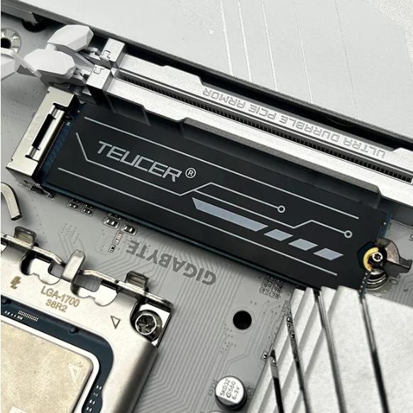 M.2 SSD用 極薄ヒートシンク 【2枚セット】 グラフェン銅箔 NVMe NGFF