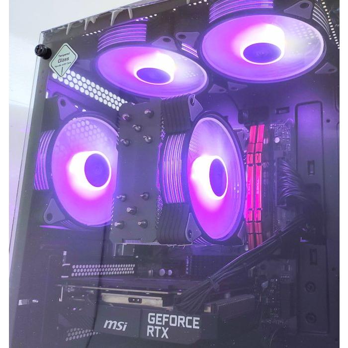自作中古ゲーミングPC】新品パーツ多数使用 / GeForce RTX 3060 Ryzen5