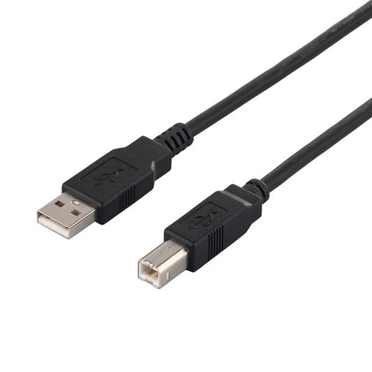 USBケーブル A-B USB2.0 ケーブル1m 【4本までメール便200円】プリンタなどの周辺機器とPCの接続に【C1】 | 