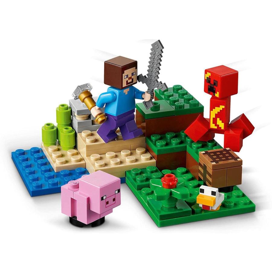 レゴ LEGO マインクラフト クリーパーとの対決 21177 知育玩具 送料無料 おもちゃ ブロック｜pasokon｜04