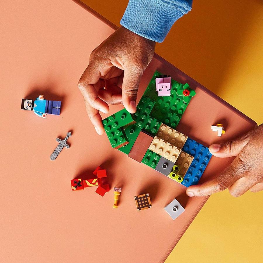 レゴ LEGO マインクラフト クリーパーとの対決 21177 知育玩具 送料無料 おもちゃ ブロック｜pasokon｜06